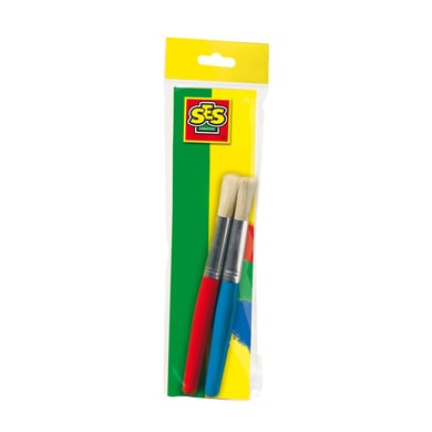 SES Creative® Pinceau enfant épais, lot de 2