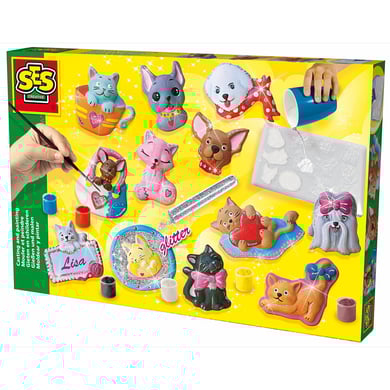 SES Creativ e Plaster Casting Set Chiens et Chats