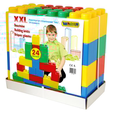 WADER QUALITY TOYS Briques de jeu géantes XXL, 24 pièces 37503