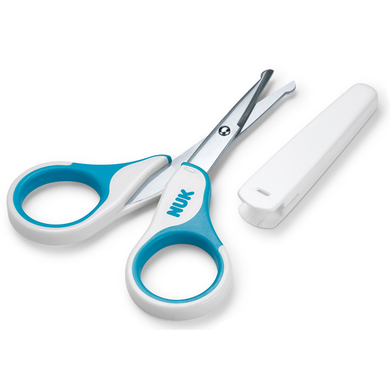 NUK Coupe ongles bébé avec étui protecteur, bleu
