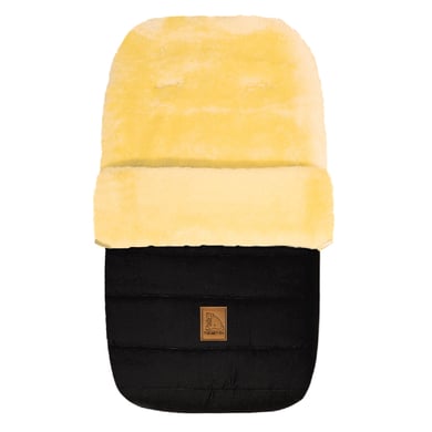 HEITMANN Chancelière pour poussette agneau ourson polaire, noir