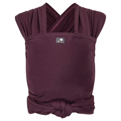 Hoppediz Écharpe de portage élastique Maxi, aubergine