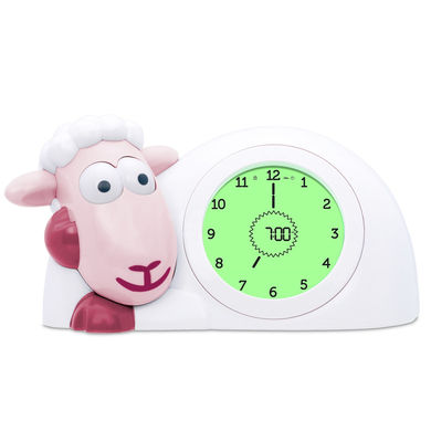 ZAZU Réveil veilleuse Sam l'agneau, rose