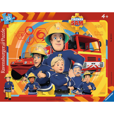 RAVENSBURGER Puzzle cadre - Sam le pompier