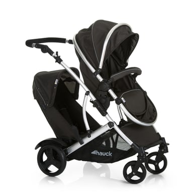 hauck carrito de bebe gemelar duett 2 blackforest