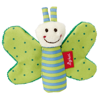 SIGIKID Hochet de préhension Papillon qui grésille, vert