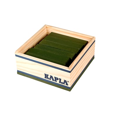 Image of KAPLA Set costruzioni in legno - 40 quadrati, verde