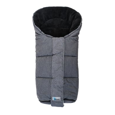 Altabebe Saco cubrepiés Alpin para carro de bebé y silla de paseo invierno gris-negro