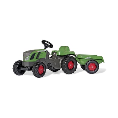 rollytoys rollykid tractor fendt 516 vario con remolque rollykid 013166