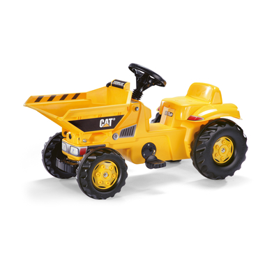 rolly toys Tracteur enfant à pédales benne rollyKid Dumper CAT 024179