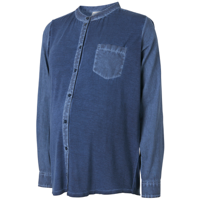 MAMA LICIOUS blouse circonstance MLFAY bleu foncé