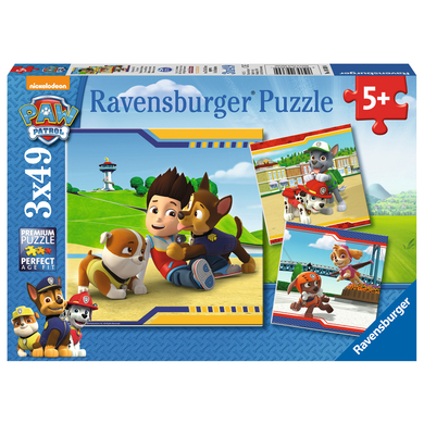Ravensburger Puzzle Pat Patrouille : héros poilus 3x49 pièces