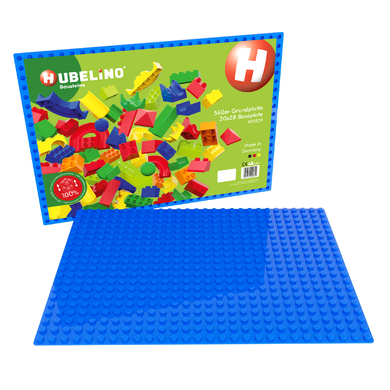 Image of HUBELINO® Base per costruzioni in plastica - 560 pezzi, blu
