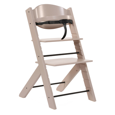 Treppy® Chaise haute enfant évolutive bois brun pastel