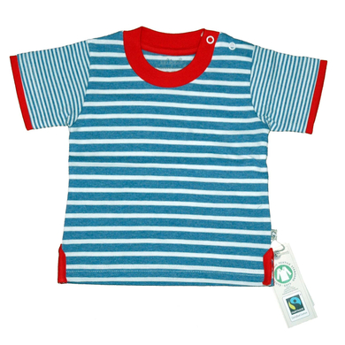 Bilde av Ebi & Ebi Fairtrade T-skjorte Stripete Denim