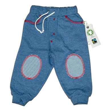 Pantalones de jogging EBI & EBI Fairtrade en denim mélange