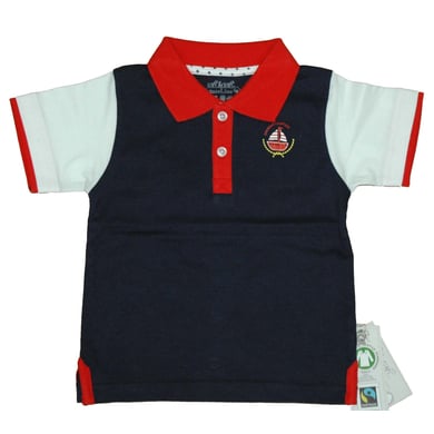 EBI & EBI Fairtrade Poloshirt azul marino