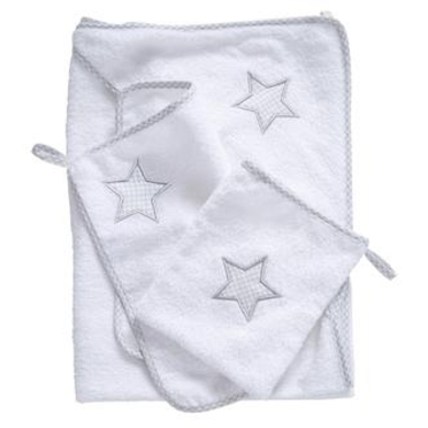 roba Ensemble serviette et gant de toilette Little Stars, 3 pièces