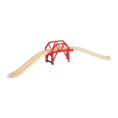BRIO® WORLD Pont incurvé pour circuit de train bois 33699