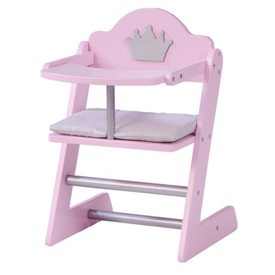 Roba ROBA Chaise haute pour poupée Princesse Sophie, laqué rosé