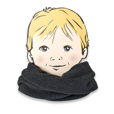 Sterntaler Snood enfant réversible mélange anthracite