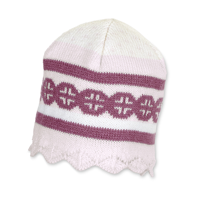 Sterntaler Girl s Bonnet tricoté rose