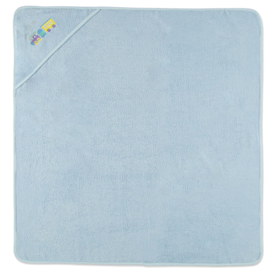 Image of HÜTTE & CO Asciugamano da bagno con cappuccio blu 100 x 100 cm