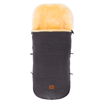 fillikid Chancelière pour poussette Makalu agneau, mélange gris foncé