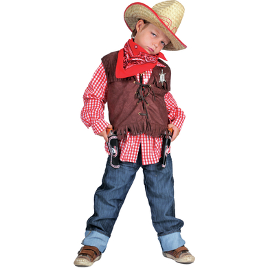 Funny Fashion Veste de Carnaval Wild West Denise