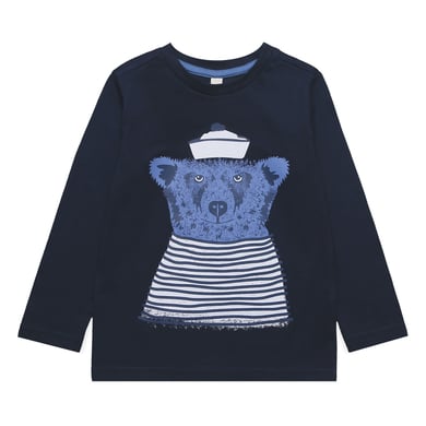 ESPRIT Camisa manga larga bear azul marino