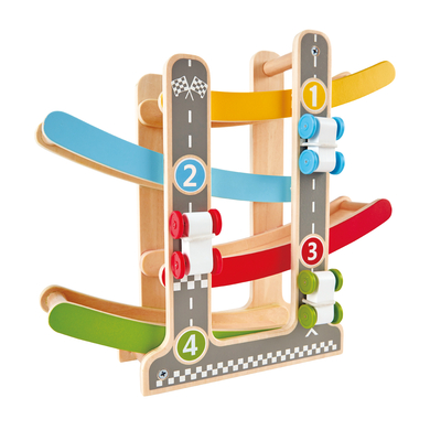 Hape Circuit de voitures grande vitesse, bois E0438
