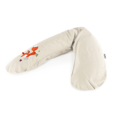 Levně THERALINE Original kojicí polštář béžový s puntíky - liška