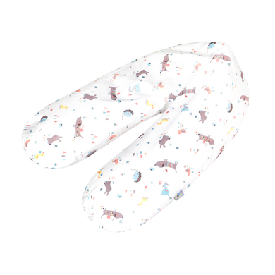 JULIUS ZÖLLNER Coussin d'allaitement perles Jersey crazy animals