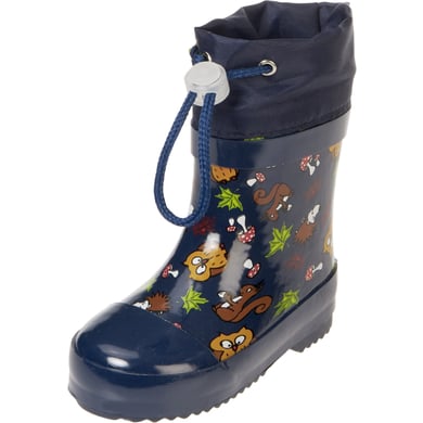 Image of Playshoes Stivali in gomma, Animali della foresta blu059