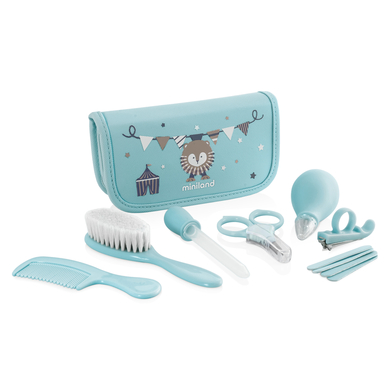 miniland Trousse de soin santé et toilette bébé bleu