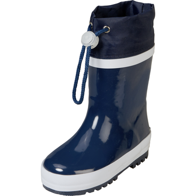 Image of Playshoes Stivali di gomma Basic foderati marine059