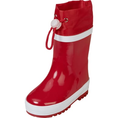 Image of Playshoes Stivali di gomma Basic foderati di rosso059