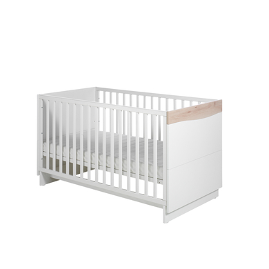 geuther Lit enfant à barreaux 70x140 cm Wave hêtre naturel