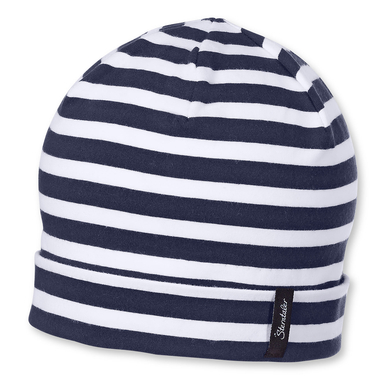 Sterntaler Bonnet Bonnet Slouch en jersey rayé marine