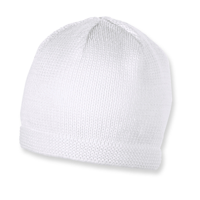 Sterntaler Bonnet tricoté blanc