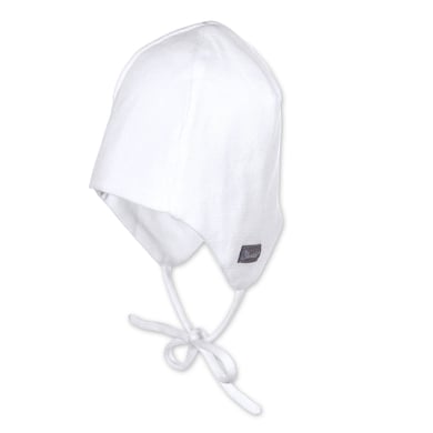 Sterntaler Gorra de punto Jersey blanco