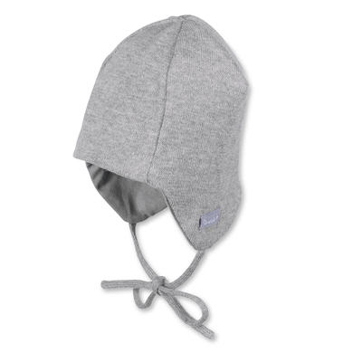 Sterntaler Casquette tricotée jersey argent mélangé