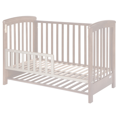 Treppy® Barrière de lit enfant Dreamy Plus 2 bois, blanc