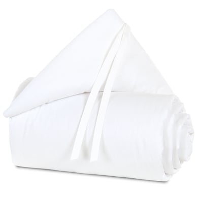 Acolchado protector babybay mini/medio blanco