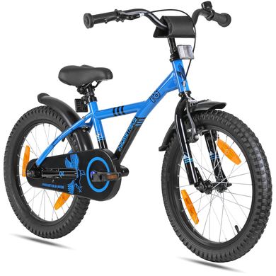 Image of PROMETHEUS BICYCLES® HAWK Bici 18 blu/nera
