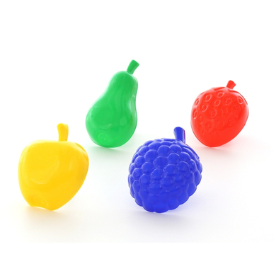 WADER QUALITY TOYS Moules de sable fruits, grand, 4 pièces