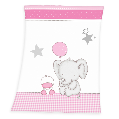 babybest® Couverture enfant éléphant, 75x100 cm