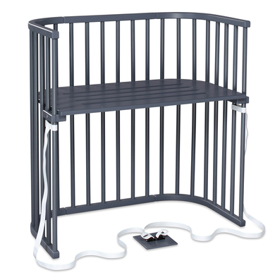 babybay Co-sleeper Boxspring grijs