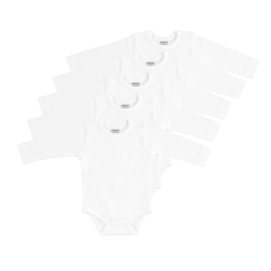 Image of JACKY Body a maniche lunghe, 5 pezzi bianco