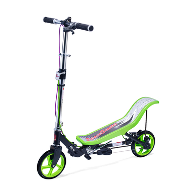 Image of Space Scooter® Monopattino Deluxe X 590, verde/nero